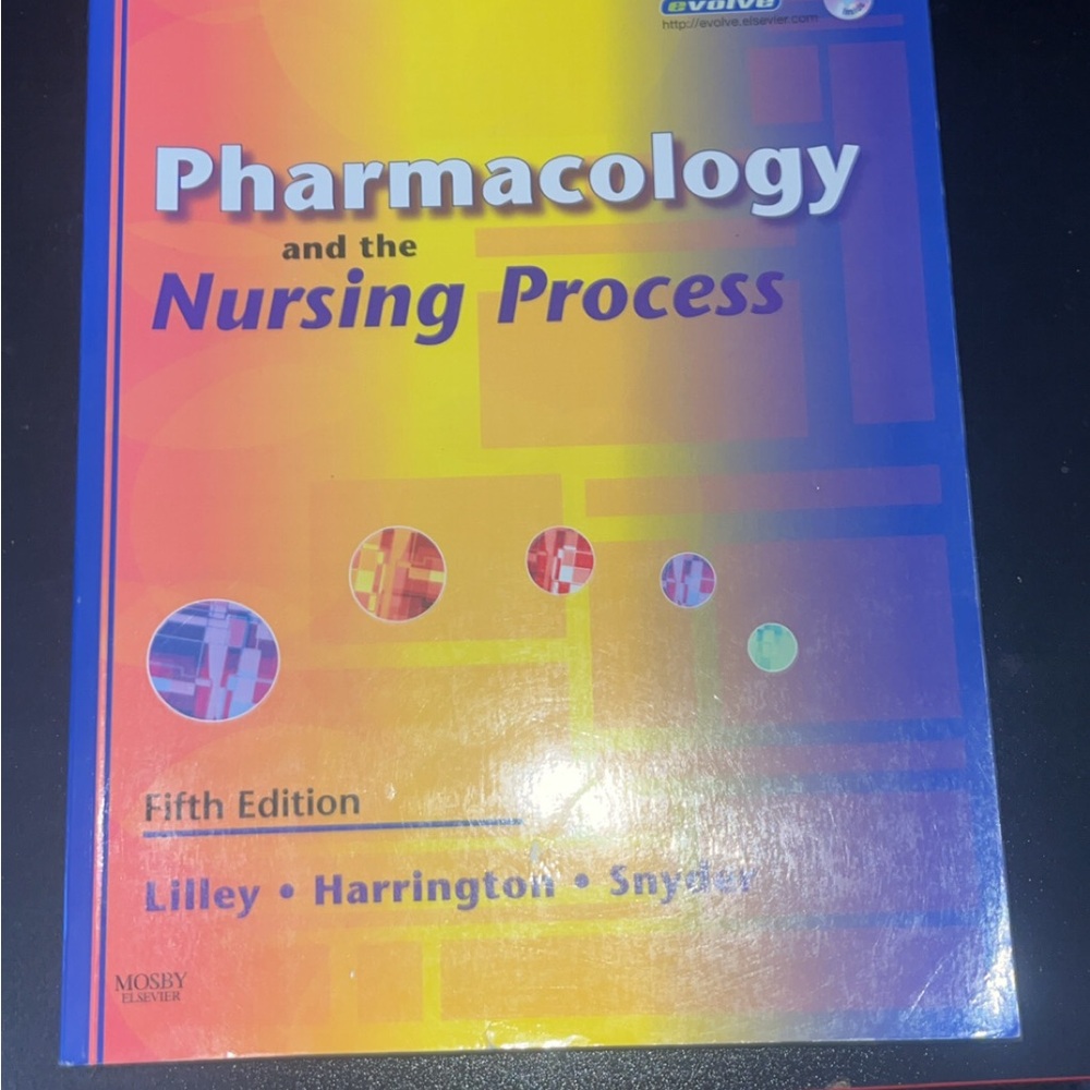 Pharmacology and the Nursing Process Book - Multicolor